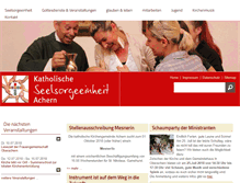 Tablet Screenshot of kath-achern.de